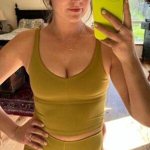 Lulu Lemon Align Tank Top Yellow Green XS